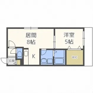 Giulietta【206号室】の間取り