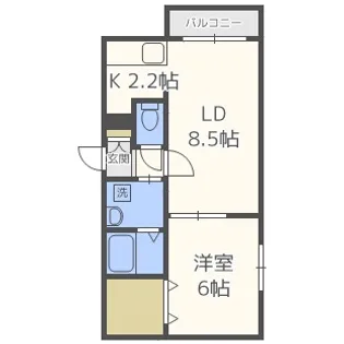 北海道札幌市中央区南十二条西10丁目【マンション】の間取り
