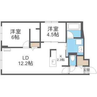 SORANO麻生(ソラノあさぶ)【405号室】の間取り