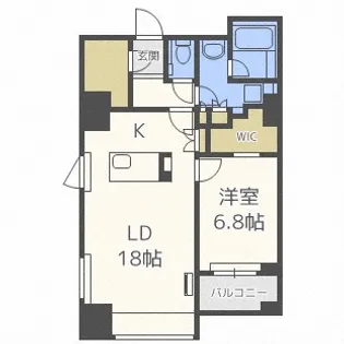 北海道札幌市中央区大通西6丁目【マンション】の間取り