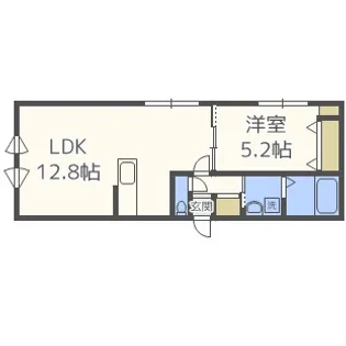 北海道札幌市東区北三十二条東8丁目【マンション】の間取り