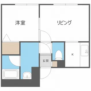 フォーレスト円山北【403号室】の間取り
