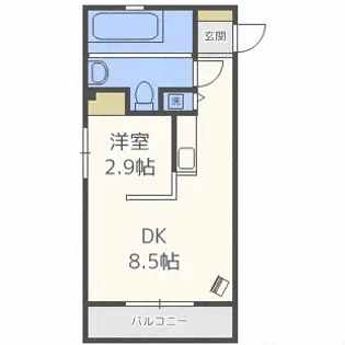 北海道札幌市白石区本通13丁目南【マンション】の間取り