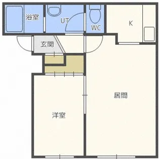 グランメールアイン【402号室】の間取り
