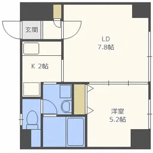 北海道札幌市中央区南五条西10丁目【マンション】の間取り
