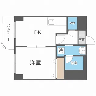 北海道札幌市中央区南一条西19丁目【マンション】の間取り