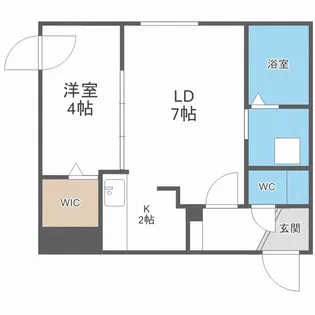 北海道札幌市北区北二十七条西4丁目【マンション】の間取り