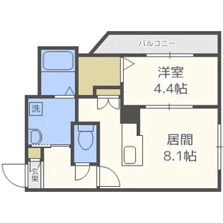 北海道札幌市中央区北一条西10丁目【マンション】の間取り
