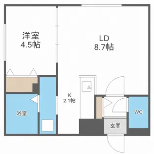 ヴィヴァーチェN19【505号室】の間取り