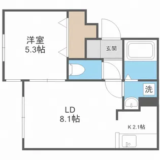 北海道札幌市中央区南十条西13丁目【マンション】の間取り