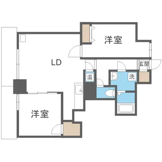 北海道札幌市北区北二十六条西9丁目【マンション】の間取り