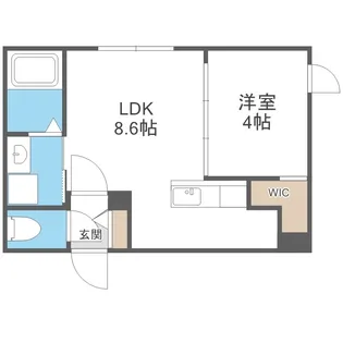 北海道札幌市西区西町南9丁目【マンション】の間取り