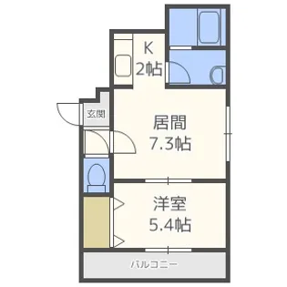 北海道札幌市豊平区月寒東一条5丁目【マンション】の間取り