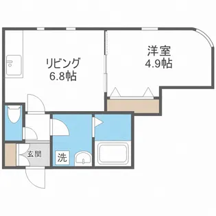 北海道札幌市西区西町北12丁目【アパート】の間取り