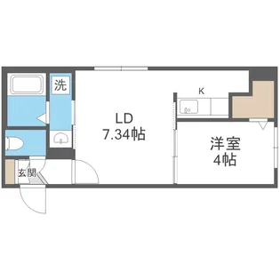 北海道札幌市白石区本郷通12丁目南【マンション】の間取り