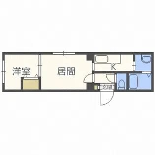 北海道札幌市西区琴似四条3丁目【マンション】の間取り