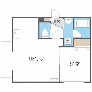 北海道札幌市厚別区厚別中央四条2丁目【マンション】の間取り