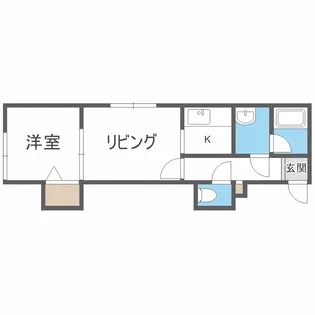 フォーレスト円山北【202号室】の間取り