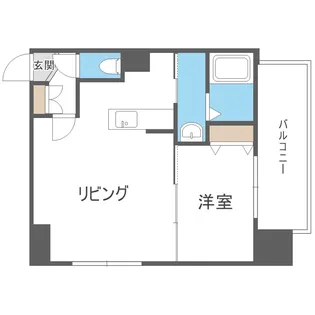 北海道札幌市中央区南一条西17丁目【マンション】の間取り