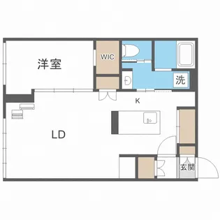 北海道札幌市東区北十七条東3丁目【マンション】の間取り