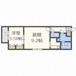 北海道札幌市中央区南六条西18丁目【マンション】の間取り