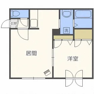 プラティーノASABU【3階】の間取り