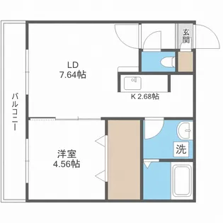 ソミューム宮の沢【4階】の間取り