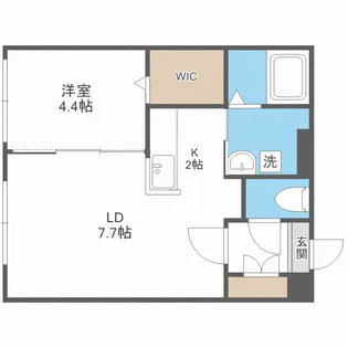 北海道札幌市南区澄川二条3丁目【マンション】の間取り