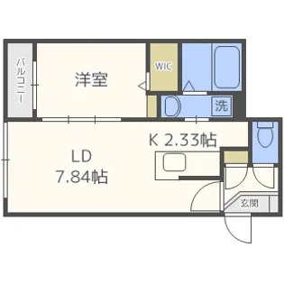 北海道札幌市中央区大通東7丁目【マンション】の間取り