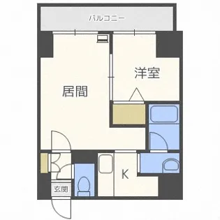北海道札幌市白石区南郷通7丁目南【マンション】の間取り