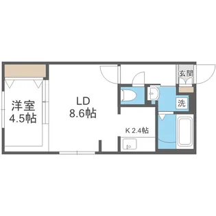 北海道札幌市中央区南五条西11丁目【マンション】の間取り