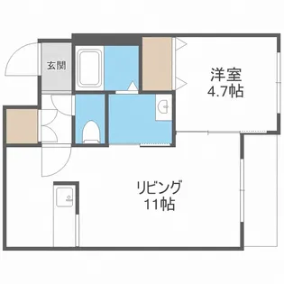 北海道札幌市東区北十五条東1丁目【マンション】の間取り