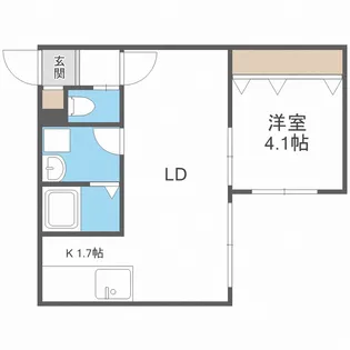 北海道札幌市西区二十四軒三条3丁目【マンション】の間取り