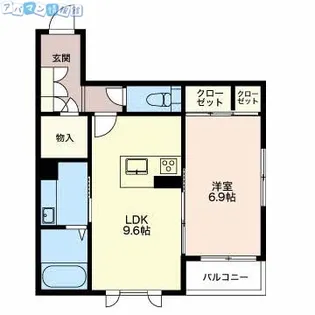ウェルデンス上所島弐番館【3階】の間取り