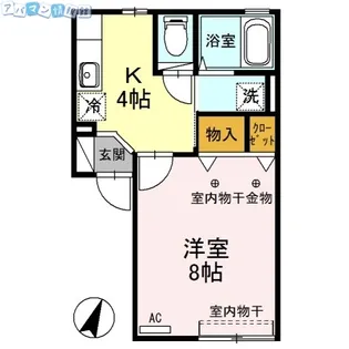 プリムローズ前田【2階】の間取り