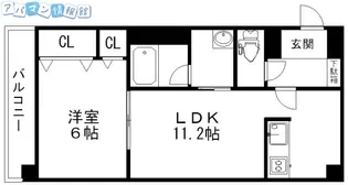 シルバーハイツ【3階】の間取り