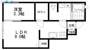 ROOMS【1階】の間取り