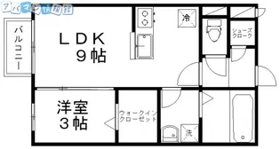 DEAR ROOMサチ【1階】の間取り