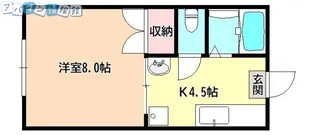 プレジール弥生【203号室】の間取り