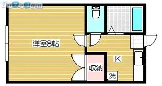 1Kの間取り画像