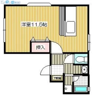 メイユール【101号室】の間取り
