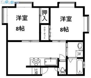 メゾン砂山【101号室】の間取り
