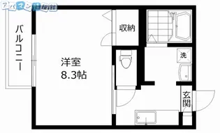 メゾンエスポワール【1階】の間取り