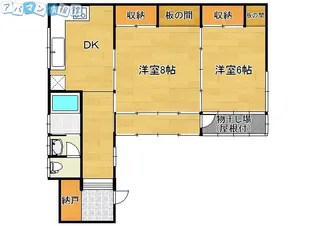 新潟県新潟市中央区田中町【一戸建】の間取り