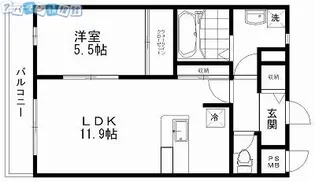 セリージャ デ トーア【1階】の間取り