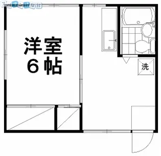ハイツサカエ【203号室】の間取り