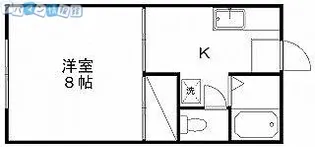パームタウン【204号室】の間取り