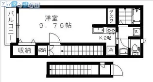 シャルマン異人池【202号室】の間取り