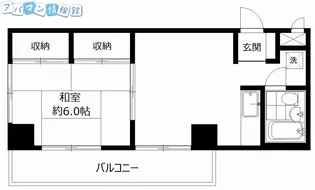 西堀セントラルハイツ【504号室】の間取り