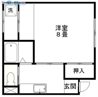 白山ホームズ【1号室】の間取り